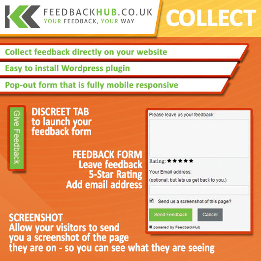 Collect Feedback on your website