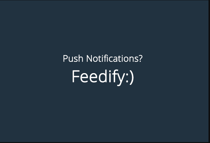 Feedify Push Notification