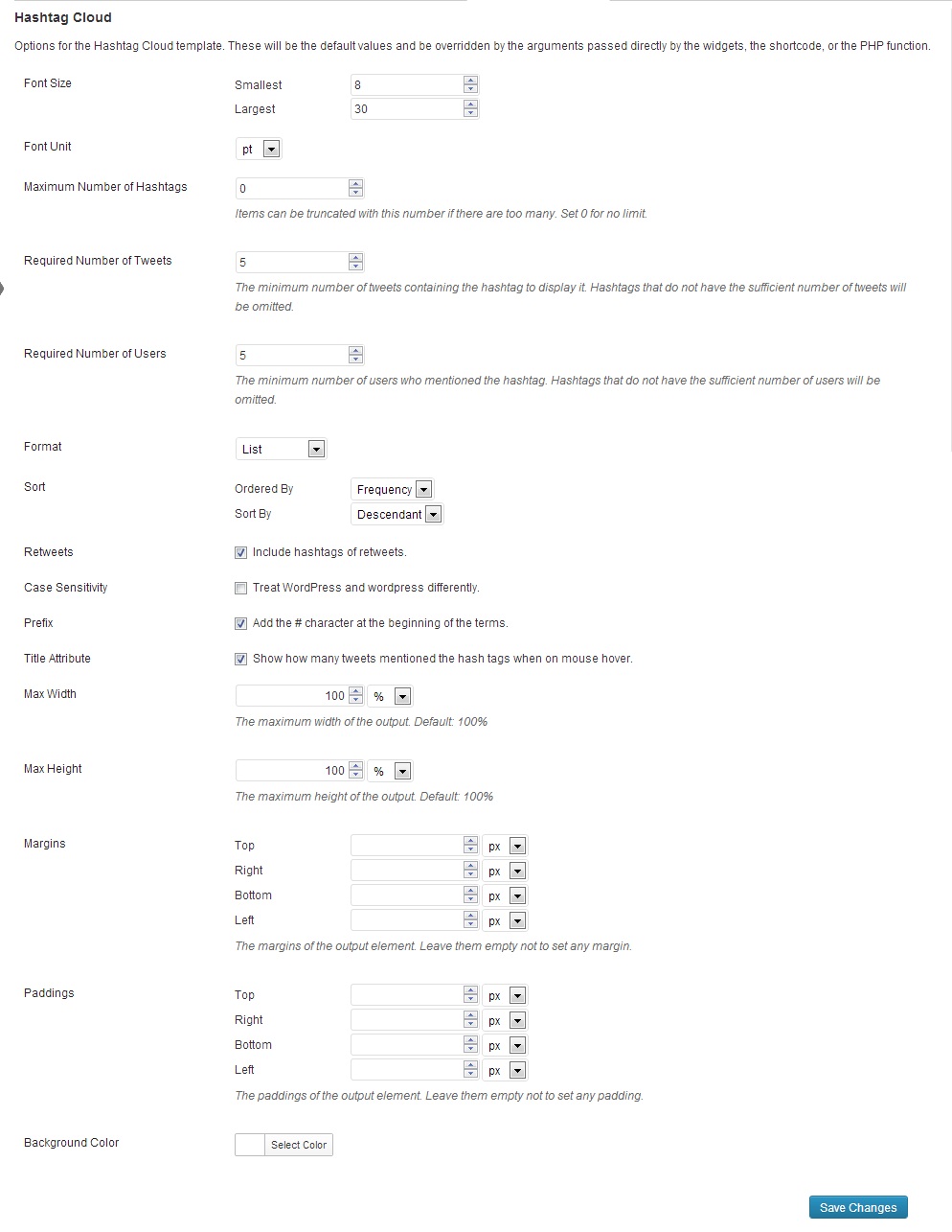 ***Setting Page***