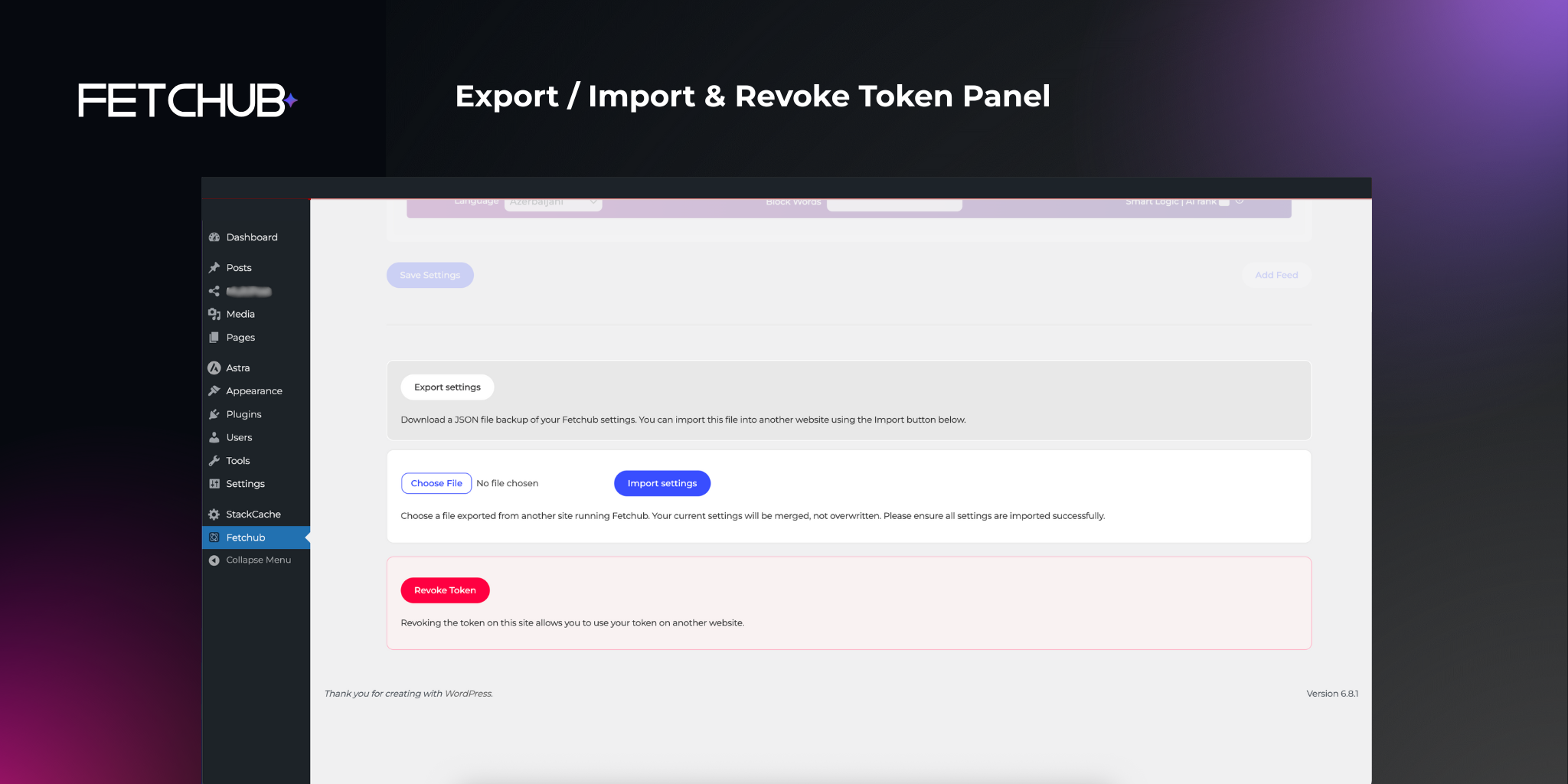 **Export / Import** – Move your setup in one step.