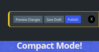 Compact Mode sees your tab take up even less space and be just as handy!