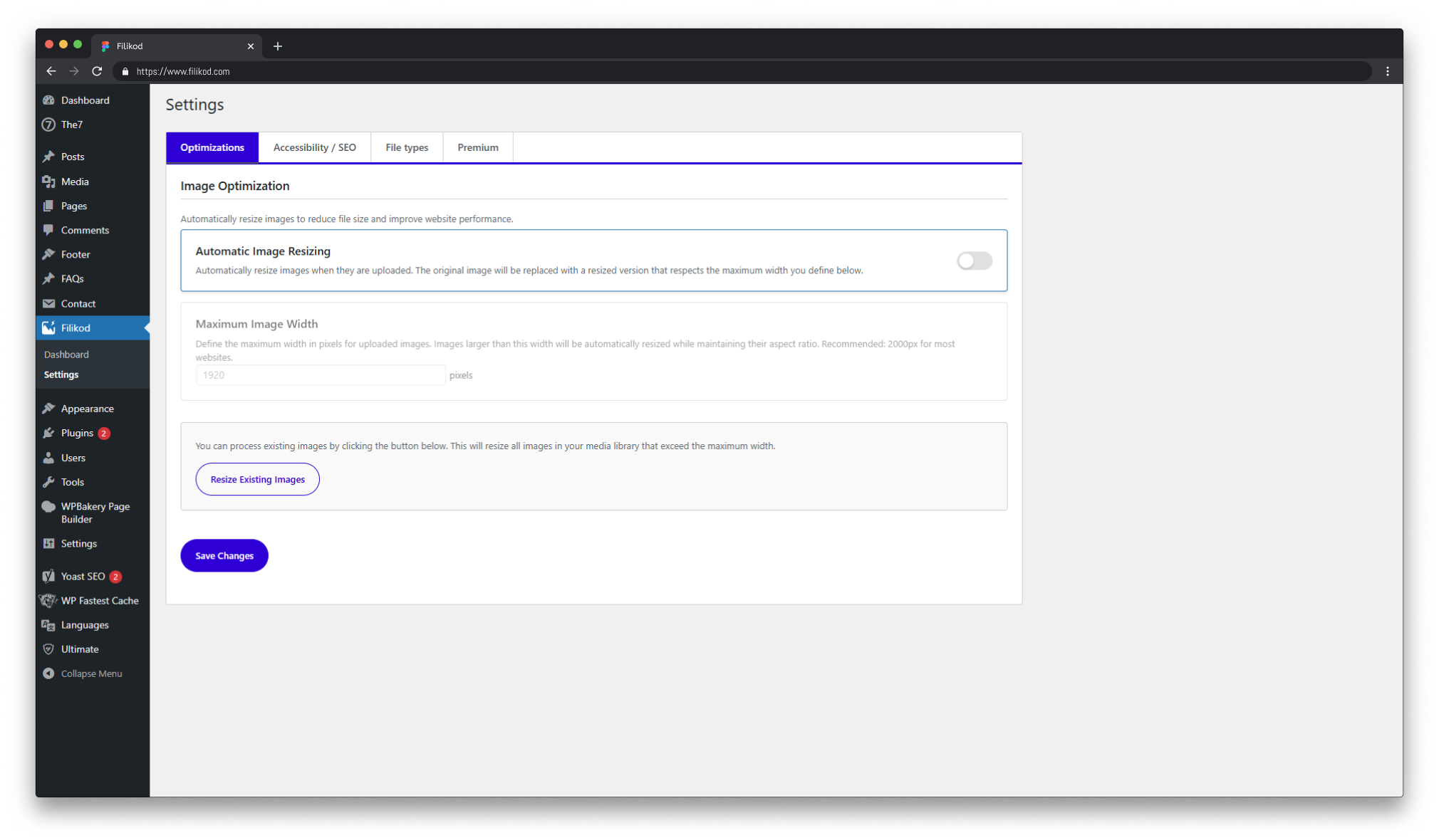 Inline bulk ALT editing