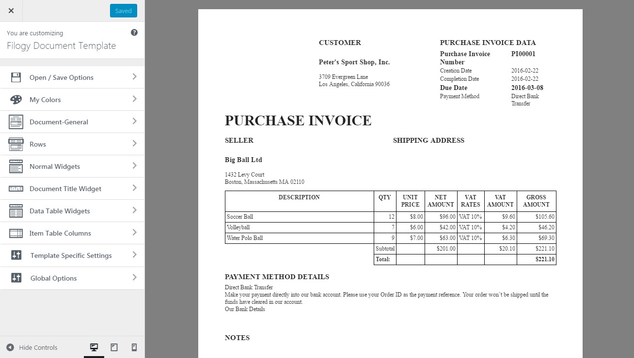 Print Order, Invoice or Delivery Note on Order Edit Page