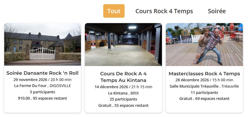 Frontend – Example filter by categories in The Events Calendar plugin
