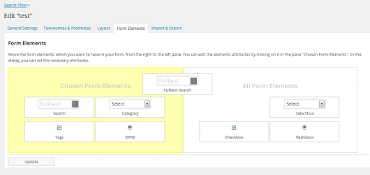 Drag & drop the form elements you want to use