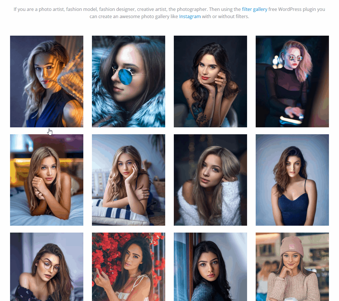 **Filter Management:** Simple controls for adding and assigning categories.