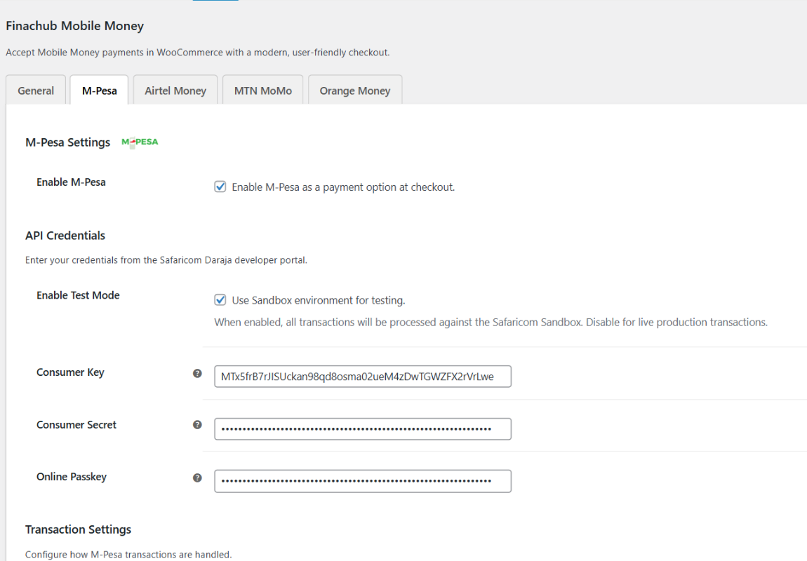 Modern checkout experience allowing customers to choose their provider.