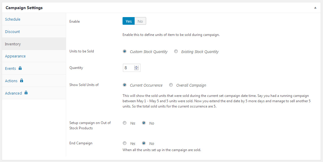 Configure Inventory Settings