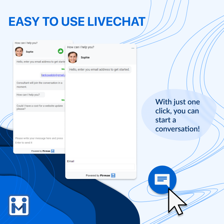 Maximized livechat view