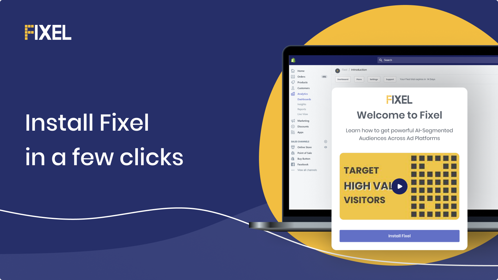 Using the Fixel Audiences in Facebook Ads