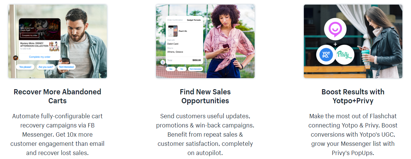 Prompt New Sales across Touchpoints using Messenger