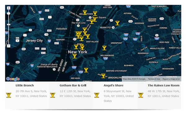 MAP LENGEND SLIDESHOW STYLE