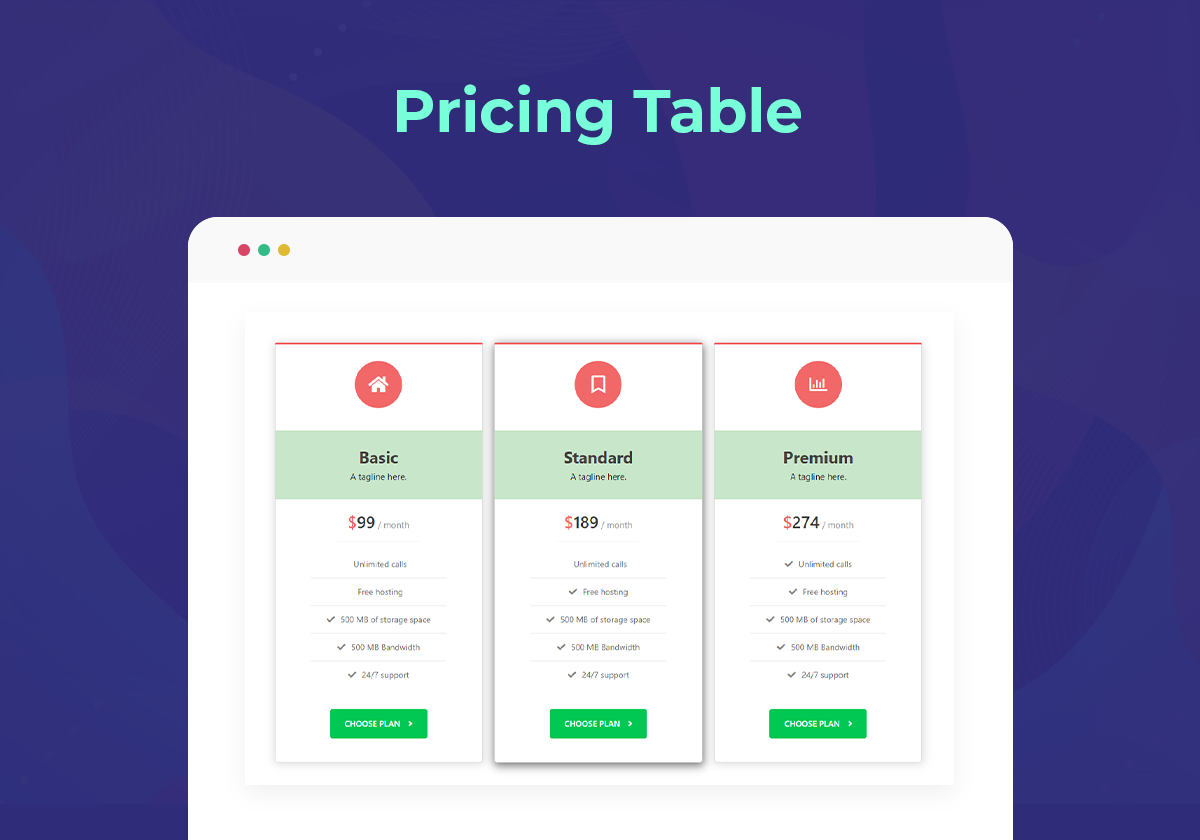 Tab Widget Design