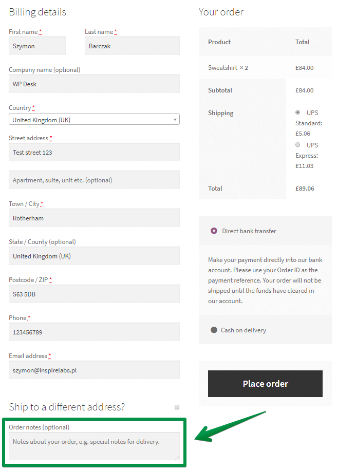 Remove required fields from the WooCommerce checkout form