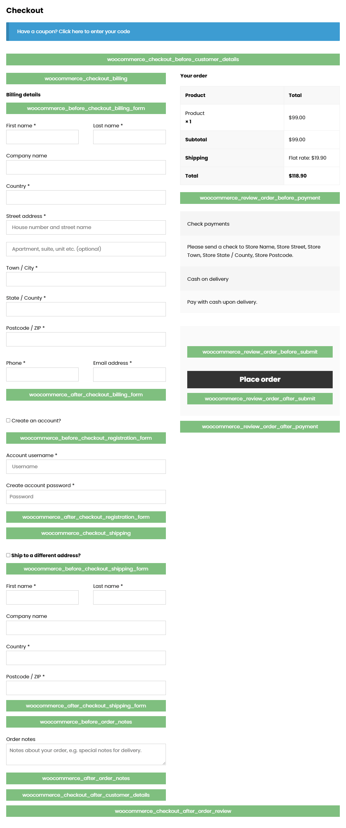 Manage the WooCommerce checkout (Order notes field)