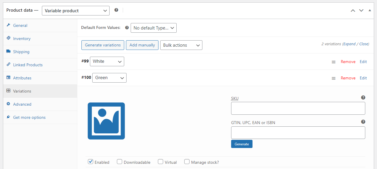 Setting where to show the WooCommerce barcode.