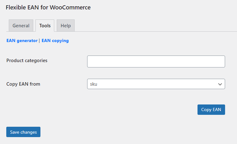 WooCommerce EAN on the cart.