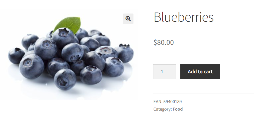 EAN on the WooCommerce checkout page.