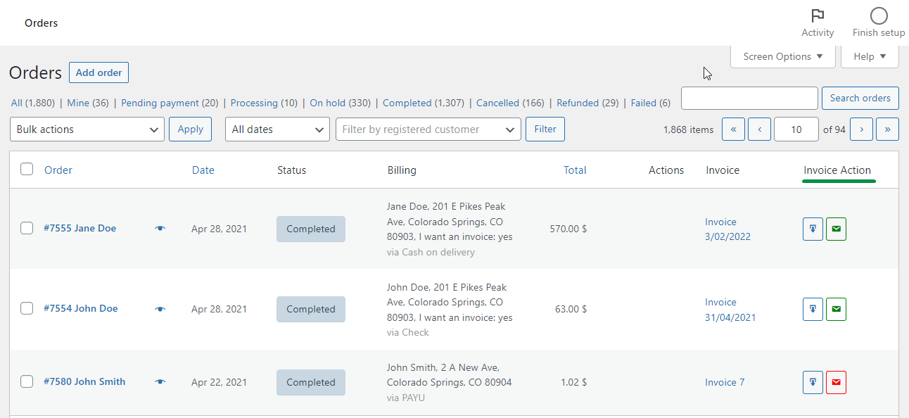 Settings for WooCommerce checkout and VAT Number.