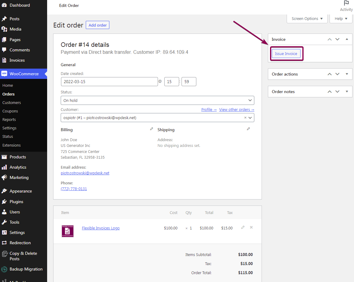 Generate Reports.