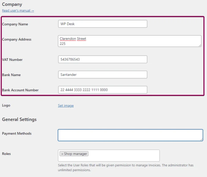 Edit, send, and download a PDF invoice in WordPress and WooCommerce.