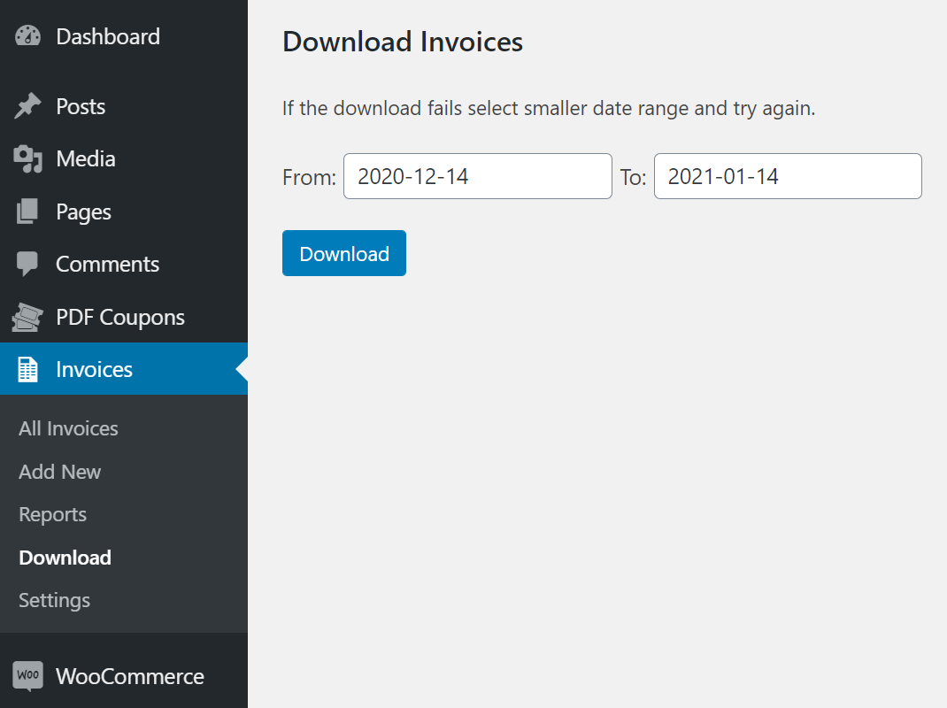 Issue correction invoices for WooCommerce orders (PRO).