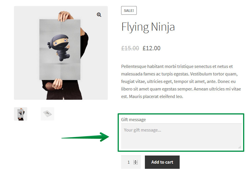 WooCommerce configurable product with custom fields