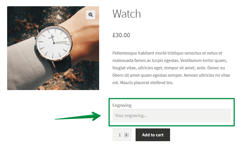 Custom product meta fields in the WooCommerce cart