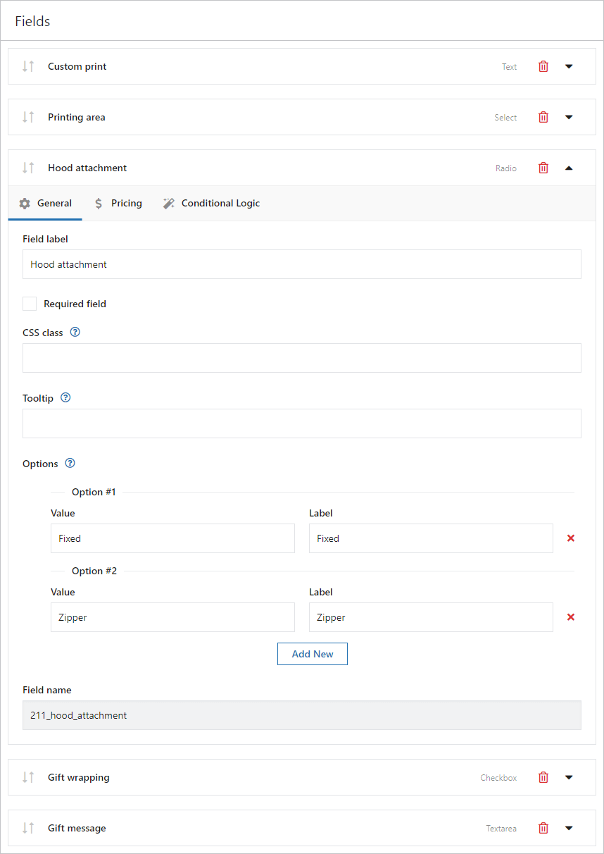 Add a checkbox to a WooCommerce product