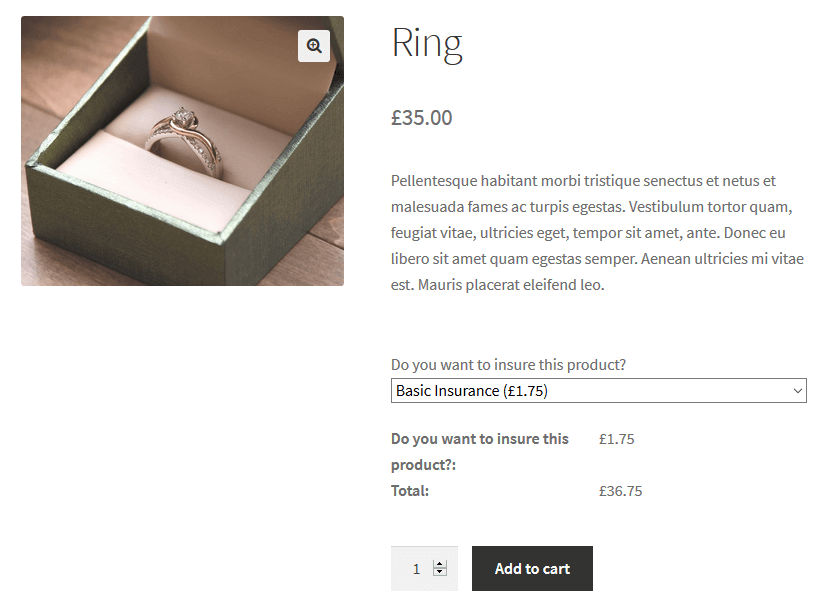 WooCommerce custom product fields with a free plugin
