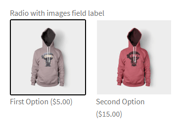 Custom variation select per WooCommerce product