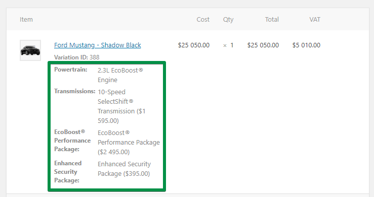 WooCommerce variable product radio buttons with extra pricing (PRO)