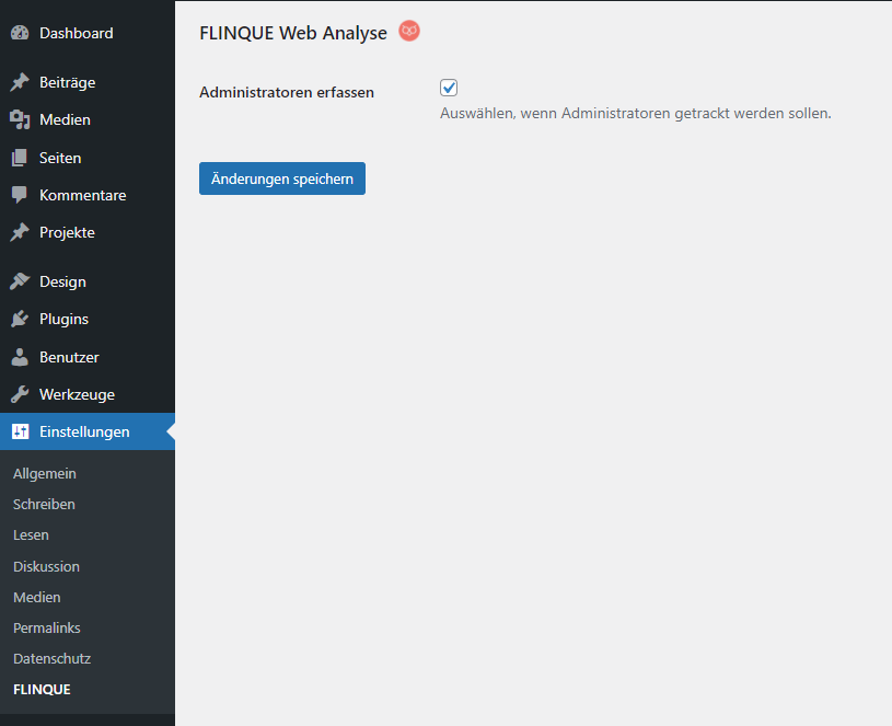 WordPress Einstellungen