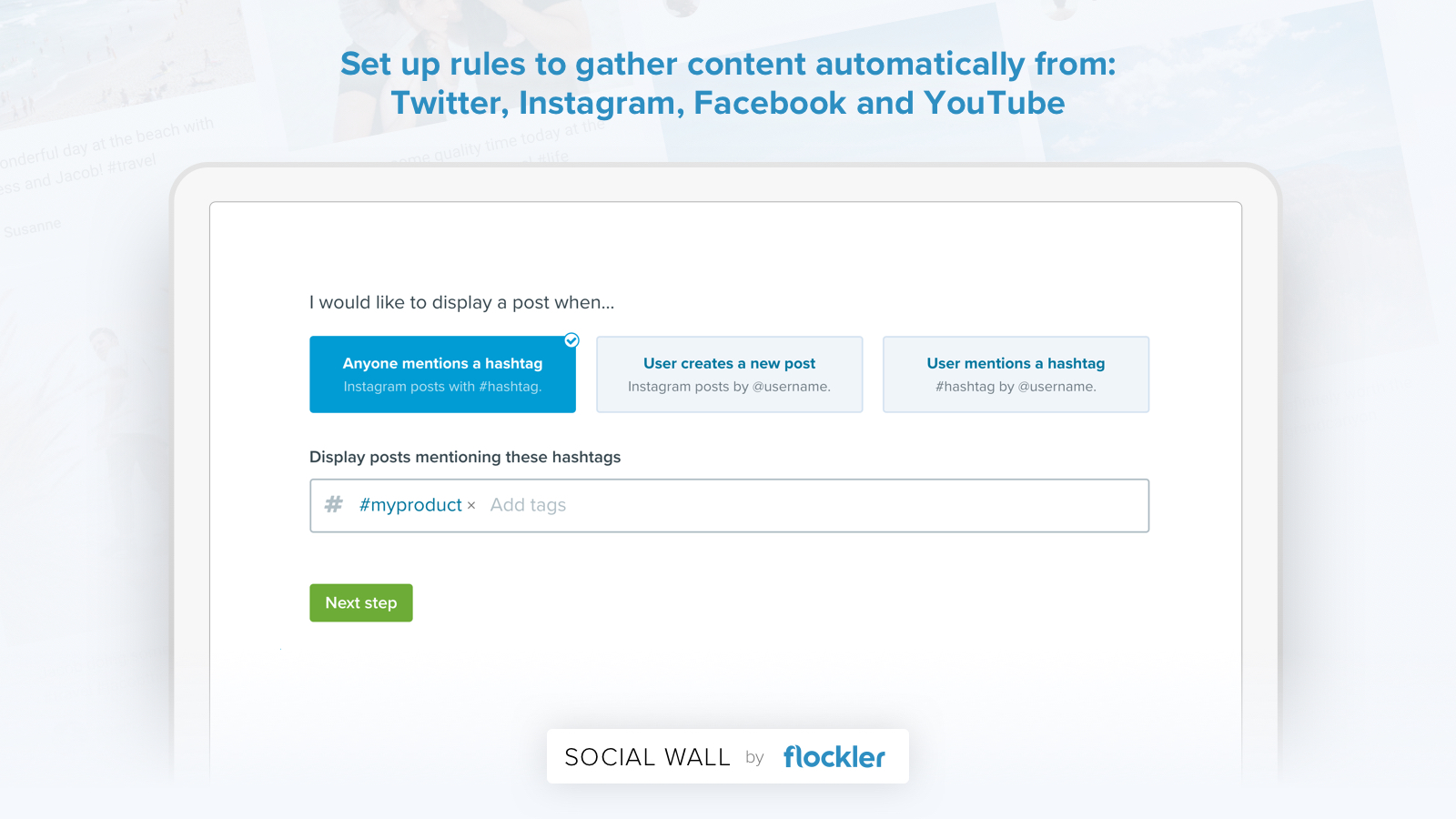 Set up rules to gather content automatically