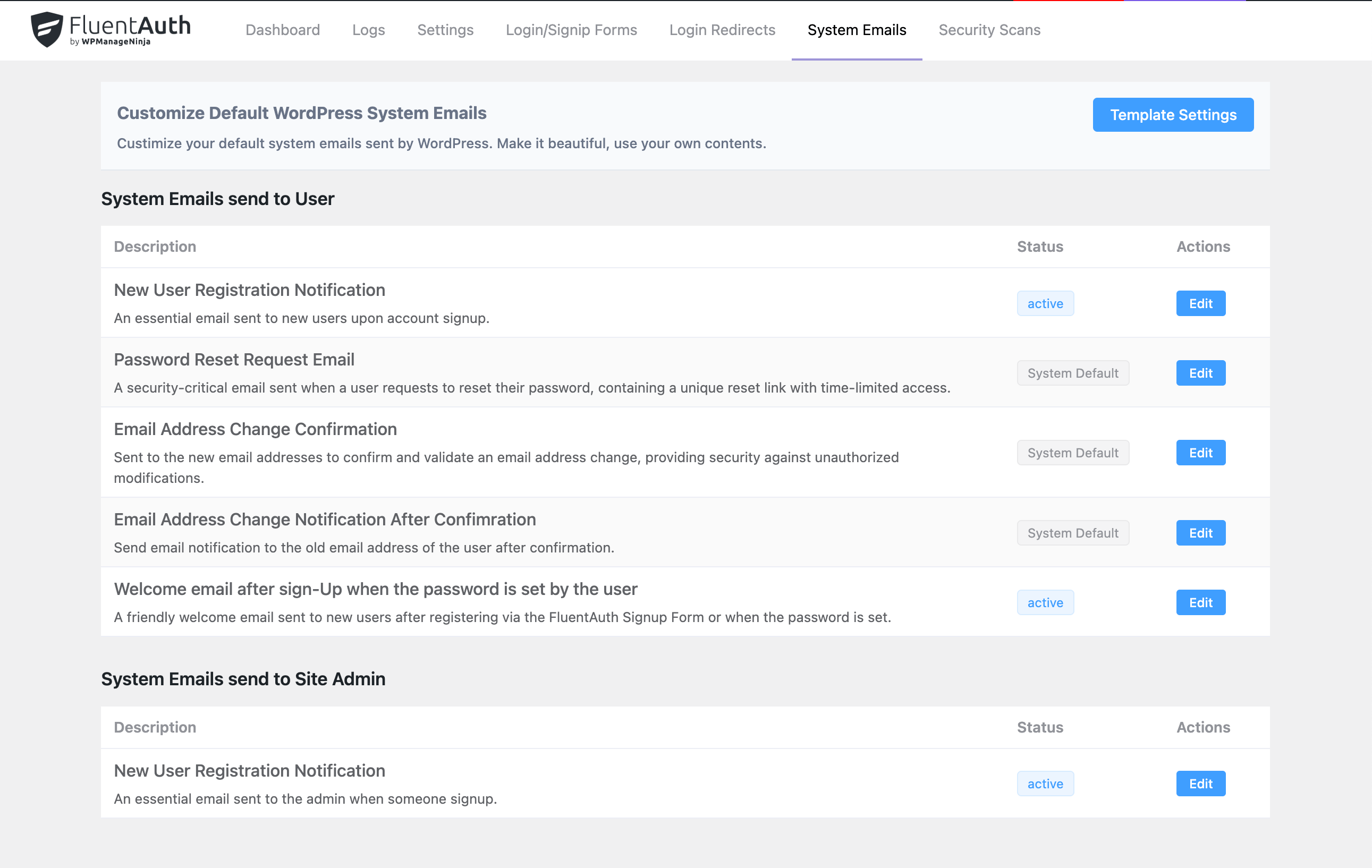 Login/Signup Page Customizer