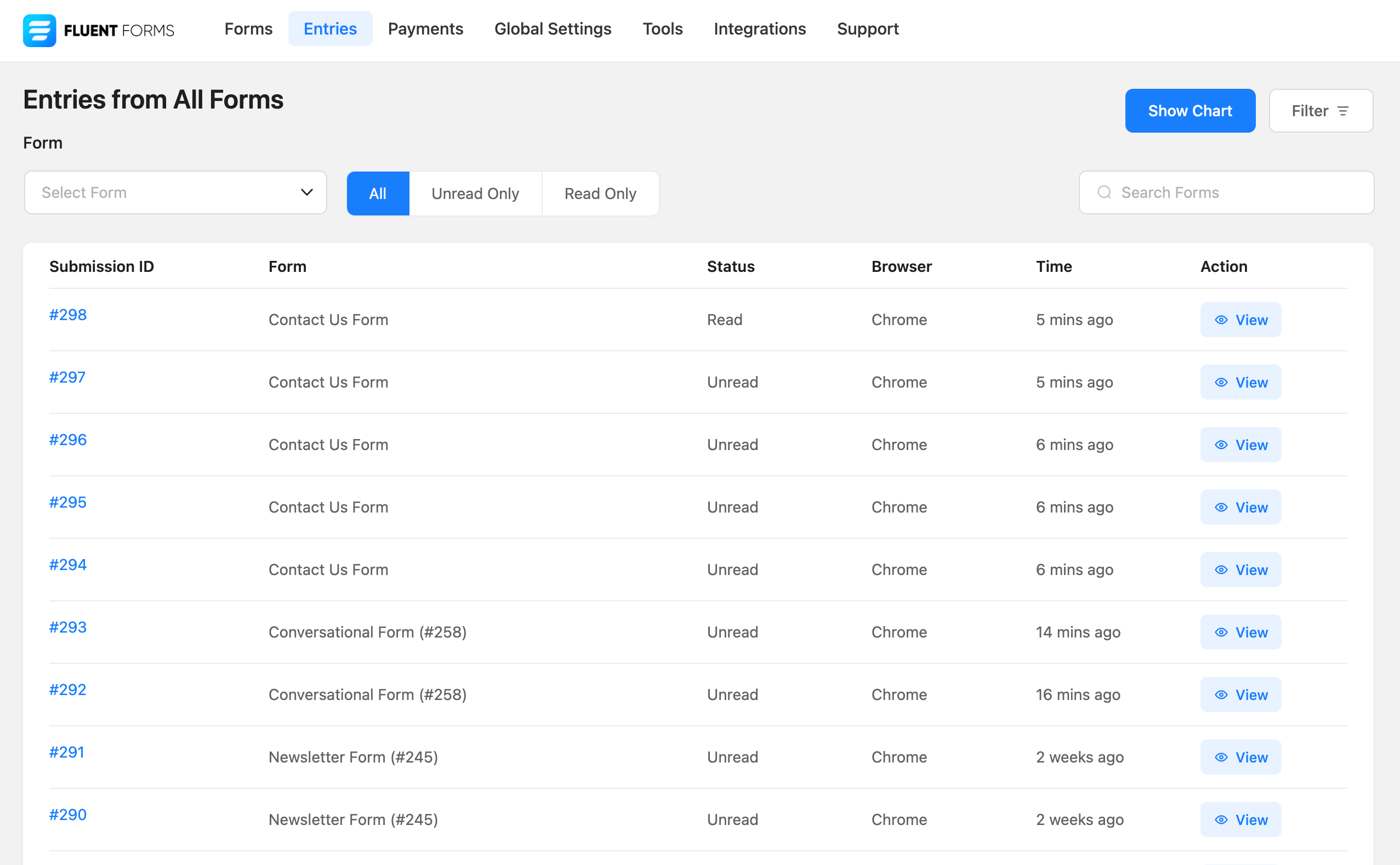 Conversational Form Preview