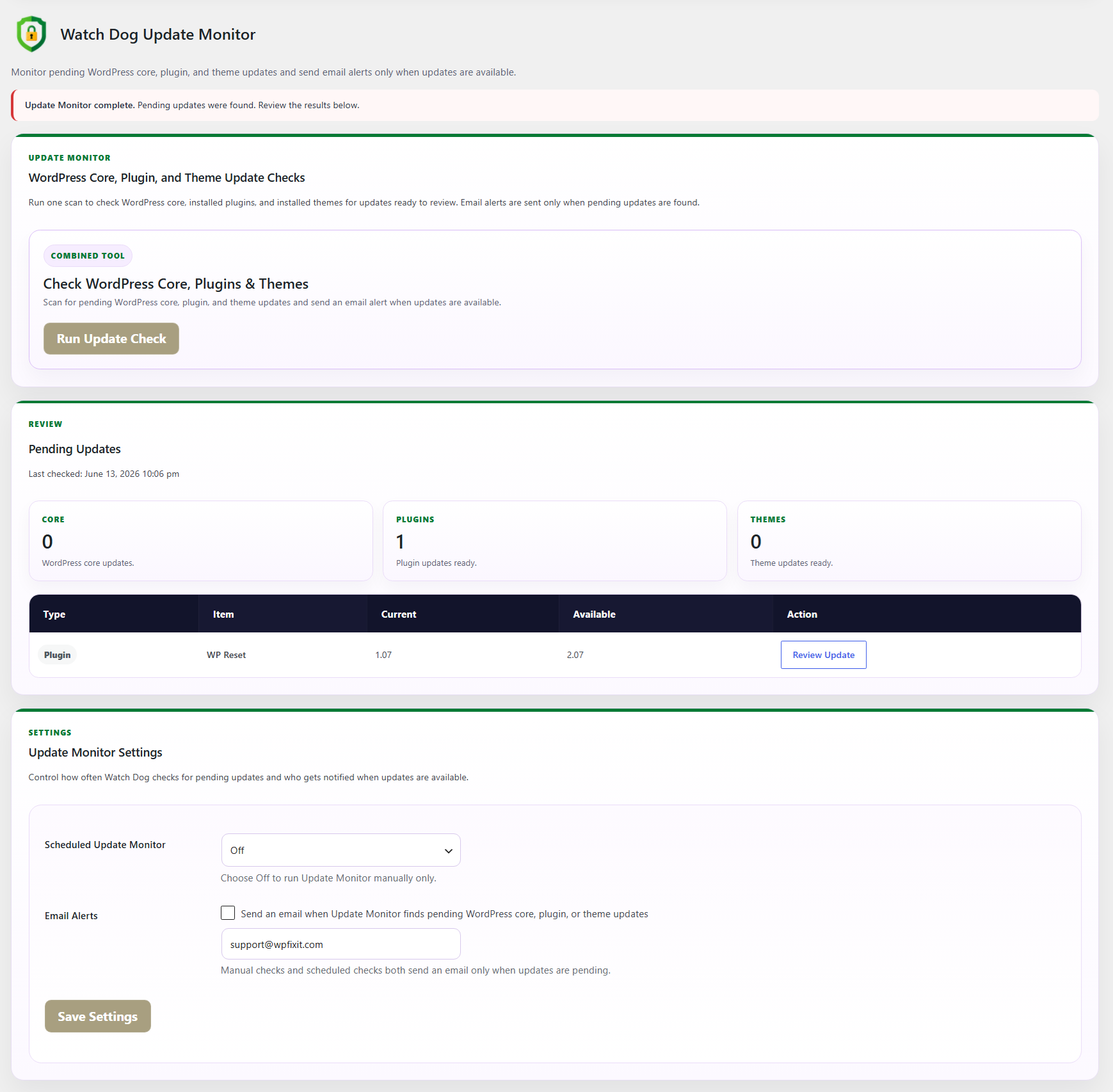 **Software Health** to find installed plugins and themes that may no longer be maintained.