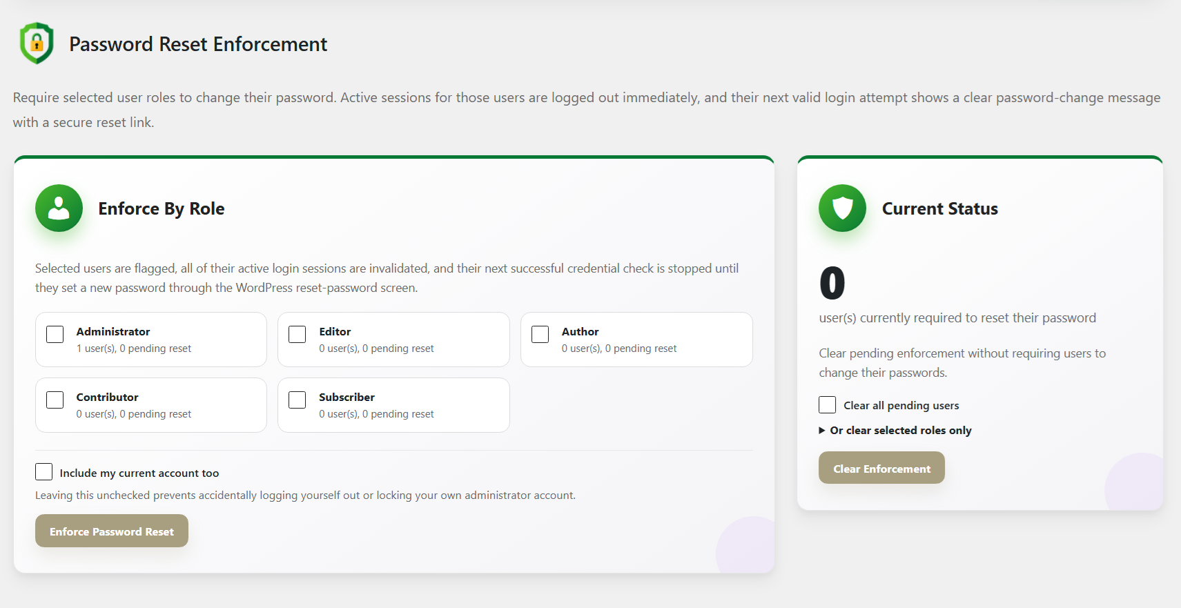 **White Label Settings** for customizing Site Lockdown Security branding, colors, icons, banners, and email imagery.