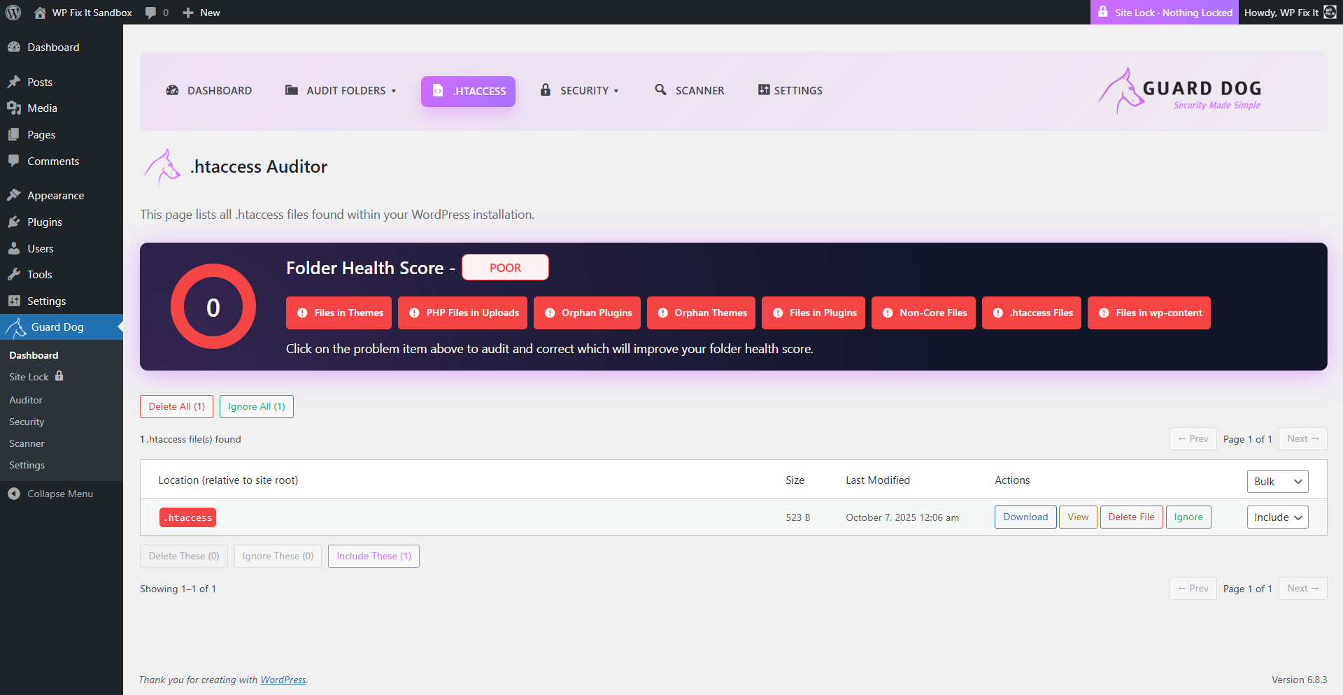 **Settings page** to automate tasks.