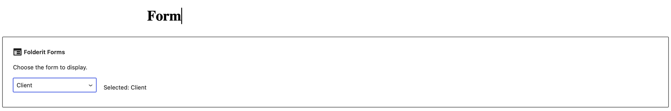 Display a responsive public form that sends submissions directly to Folderit.