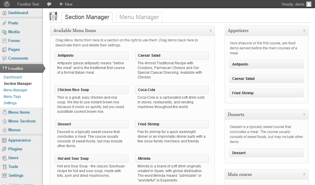 Section manager.
