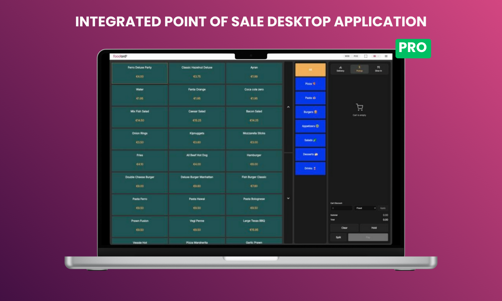 Integrated Point of Sale Desktop Application (Pro)