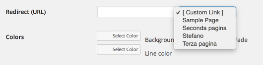 Redirect to an url or a page