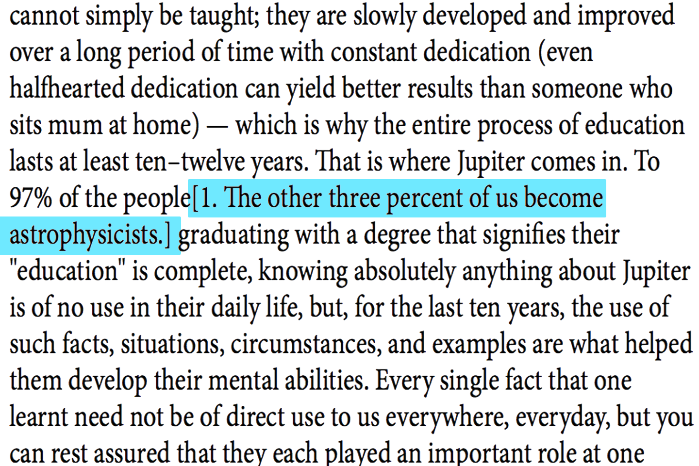 Include footnotes with ease while writing. (The number after the square bracket can be arbitrary.)