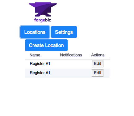 View registers (locations)