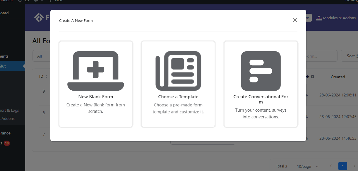 FormGlut Options Preview