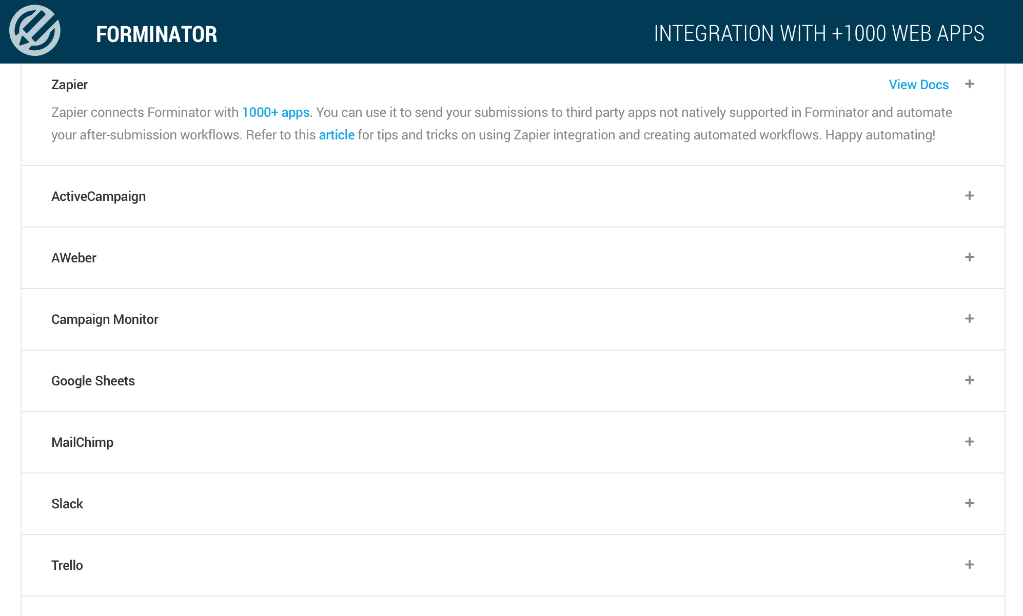 All your favorite integrations built-in.