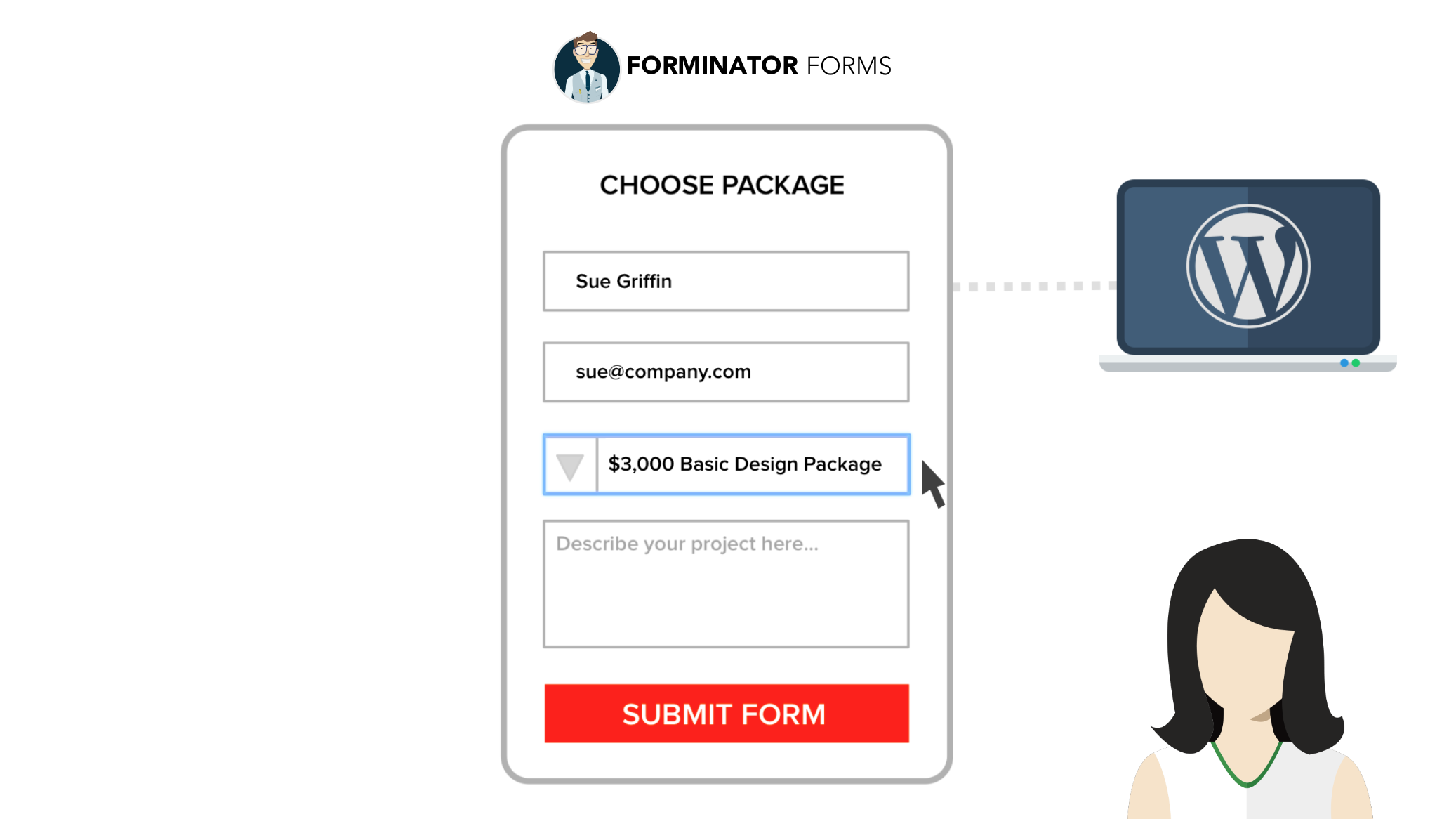 **Connect Your Document to a Page:**Once you’re satisfied with your contract, you will need to select a BLANK WordPress page to attach this document to.