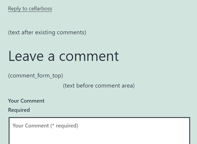 Part 2 of the settings screen.