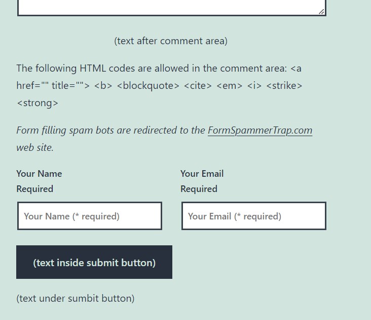 Part 3 of the settings screen.